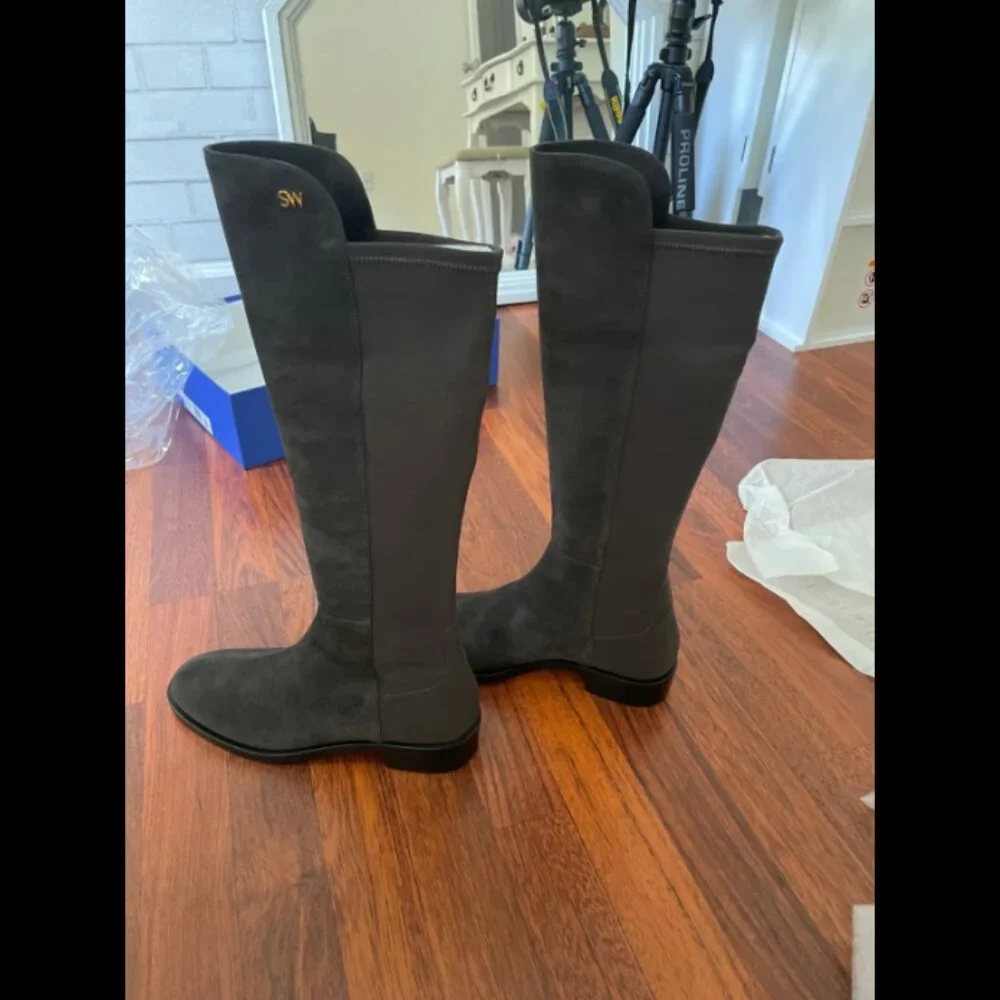 Stuart Weitzman Keelan City Suede Knee-High Boot Size 8.5